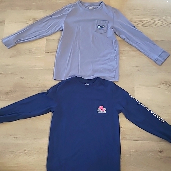 Vineyard Vines Other - Vineyard Vines  lot of two Halloween Long Sleeve winter whale size S (8-10)